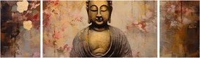 Obraz - Budda, malarstwo (170x50 cm)