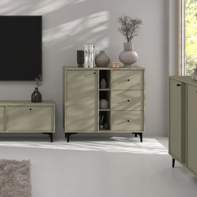 Komoda TORINO 100 cm do Salonu Sypialni Odcienie zieleni