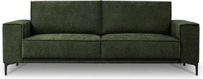 Zielona sofa z tkaniny szenilowej 224 cm Copenhagen – Scandic