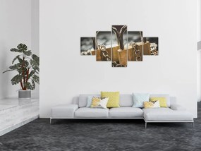 Obraz dwóch zamków (125x70 cm)