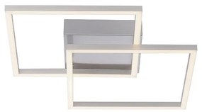 Lampa sufitowa stalowa z LED 2-punktowa - Amanda Nowoczesny Oswietlenie wewnetrzne