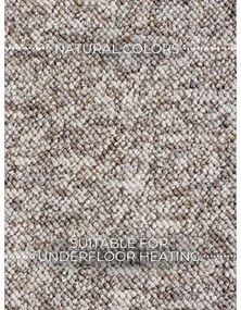 Szary chodnik odpowiedni do prania 80x240 cm Rocco Taupe – Elle Decoration
