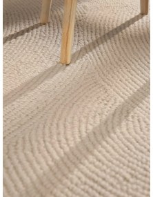 Wełniany dywan tkany ręcznie w jasnym naturalnym kolorze 80x150 cm Eleni Natural White – Hanse Home