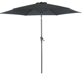 Czarny parasol ogrodowy ø 300 cm Roja – Rojaplast