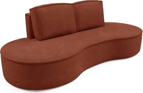 Sofa MOLLY z funkcja spania i pojemnikiem BRĄZOWY CURIO 55