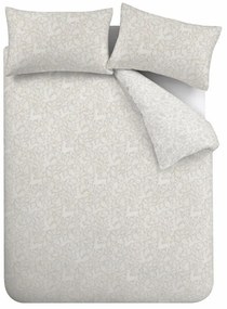 Szarobeżowa bawełniana pościel dwuosobowa 200x200 cm Woodland – Bianca