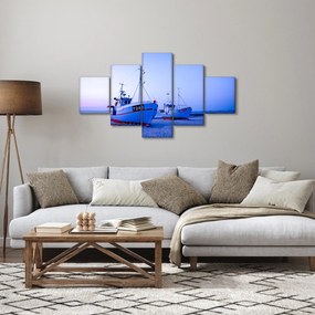 Obraz - Lądowanie o zmierzchu (125x70 cm)