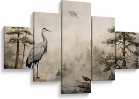 Obraz - Krajobraz z kreskówki (125x70 cm)