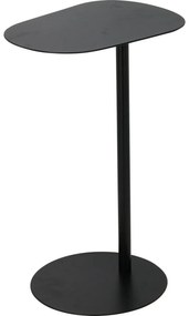 Składany stolik metalowy Dylan czarny, 35 x 53 x 25 cm