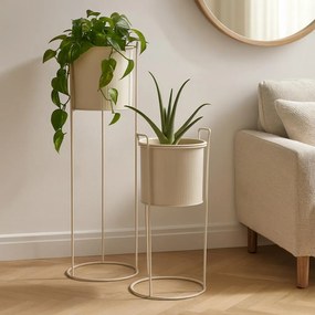 Kwietniki metalowe IDEM, 2 sztuki