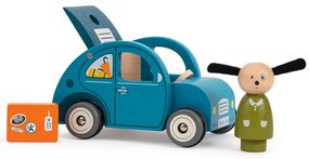 Drewniane auto zabawkowe La Grande Famille Car – Moulin Roty