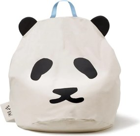 Puf Bini z pyszczkiem pandy - niebieski uchwyt