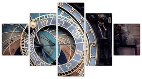 Obraz - Praski zegar astronomiczny, Praga (125x70 cm)