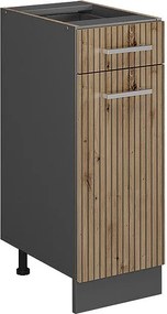 Szafka dolna do kuchni dąb rzemieślniczy 30x46x81.6 r-line