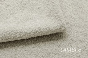 Wersalka Linda rozkładana do salonu - beżowa boucle Lambi 8