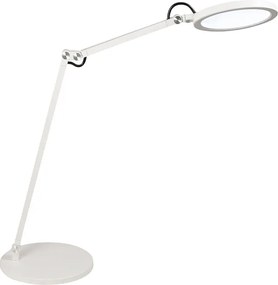 Regina Fabas Luce lampa stołowa LED biała, regulowana, dotykowa, 9 W, ściemnialna CCT 3000–6000 K