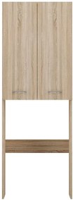 Minimalistyczna szafka nad pralkę dąb sonoma R5-L05
