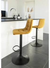 Żółte hokery zestaw 2 szt. 88 cm Middelfart – House Nordic