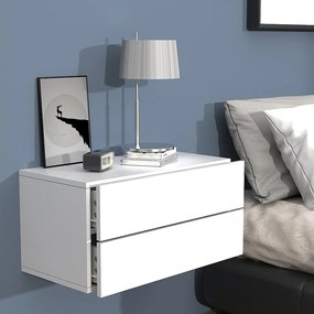 Drewniana ściana wisząca stolik nocny Usal L 60 cm