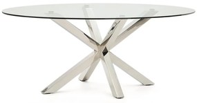 Stół ze szklanym blatem 100x200 cm Argo – Kave Home