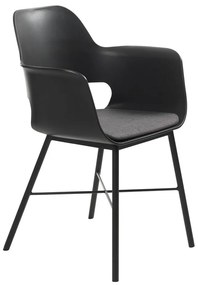 Czarne krzesło Unique Furniture Wrestler