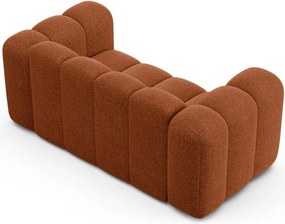 Ceglasta sofa z tkaniny szenilowej 170 cm Lupine – Micadoni