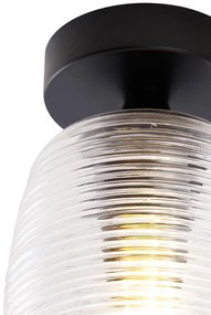 Lampa sufitowa w stylu art deco czarna - Michi ArtDeco Oswietlenie wewnetrzne