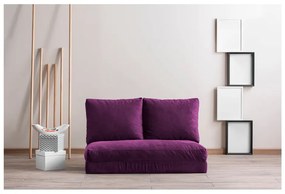 Fioletowa rozkładana sofa 120 cm Taida – Balcab Home