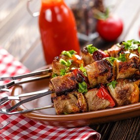 Szpikulce do szaszłyków zestaw 10 szt. ze stali nierdzewnej – Orion