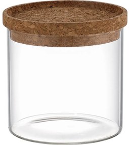 4Home Szklany pojemnik do żywności z pokrywką Cork, 450 ml, 450 ml