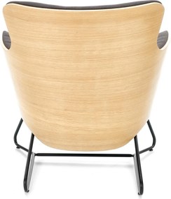 Nowoczesny fotel wypoczynkowy z oparciem ze sklejki Chillout