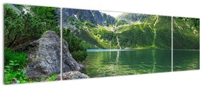 Obraz jeziora w Tatrach (170x50 cm)