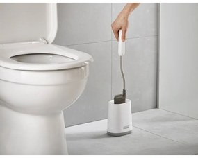 Biała szczotka do WC Joseph Joseph Flex Lite