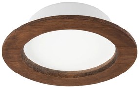 LED Oprawa wpuszczana WOODY SPOT LED/12,5W/230V 3000K wiśnia ø 16 cm