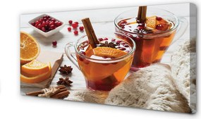 Obraz na płótnie Zimowa Herbata w Kubku