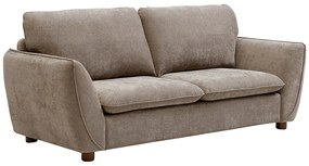 Kanapa  3-osobowa tapicerowana szarym materiałem MENARDIA