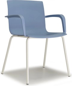 Krzesło biurowe na metalowych nogach Manila M01 S40