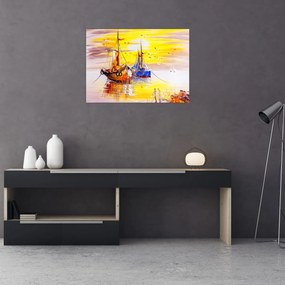 Obraz - Obraz statku (70x50 cm)