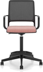 Obrotowy hoker do biura z siatkowym oparciem Xilium Counter Swivel Chair Mesh