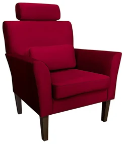Fotel PIRO MG VELVET bordowy ATOS