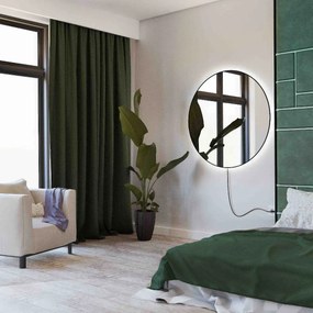 Lustro okrągłe RUBINO ELECTRIC 60 z oświetleniem LED BALTICA DESIGN