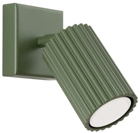 Zielona lampa punktowa 8x16 cm Gleam – Sollux