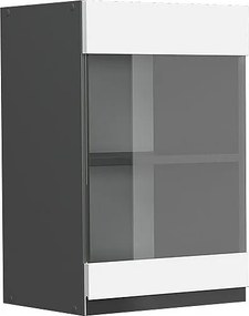 Szklana szafka kuchenna biały 40x31x60 r-line