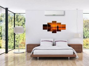 Obraz rybaka (125x70 cm)