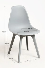 Zestaw 4 Krzese Kelen Suprym