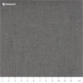 Szare tapicerowane łóżko dwuosobowe ze schowkiem i stelażem 160x200 cm Mattis – Meise Möbel