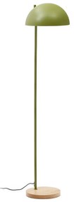 Zielona/w naturalnym kolorze lampa stojąca z metalowym kloszem (wysokość 150 cm) Catlar – Kave Home