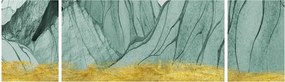 Obraz - Emerald Mountains N⁰1 (170x50 cm)