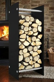 Szklany stojak na drewno kominkowe T3-R70