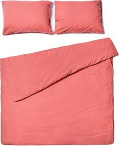 PrzytulneMieszkanie.pl PrzytulneMieszkanie.pl Bawełniana pościel CALMORA różowa Rozmiar pościeli: 2 szt 70 x 90 cm | 200 x 220 cm